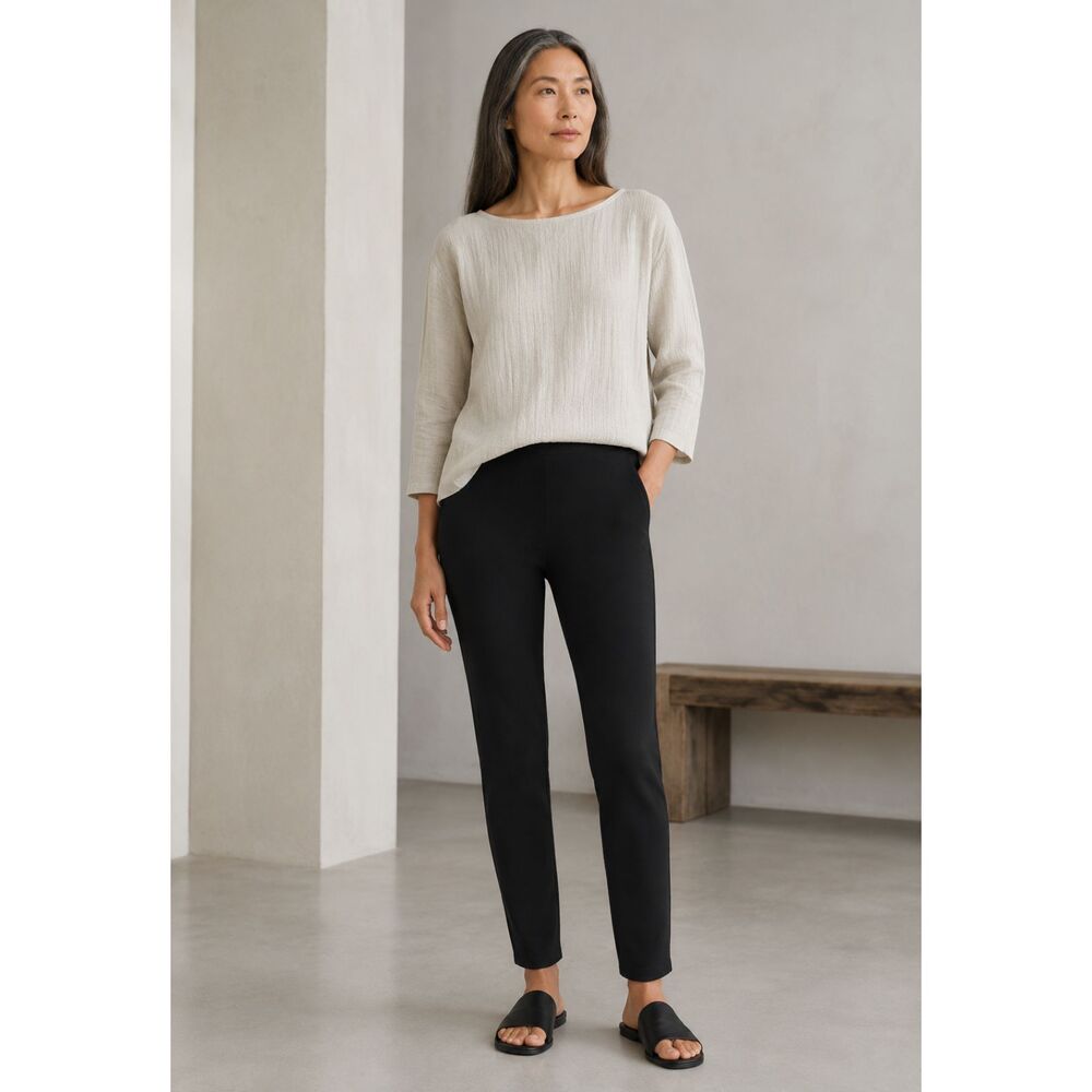 Eileen Fisher System Stretch Ponte Slim Pant Size X-Small NWOT